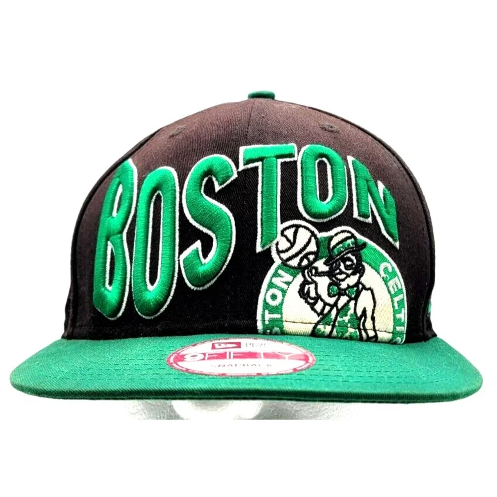 BOSTON‎ CELTICS HAT CAP SNAP BACK CAP NEW ERA HARDWOOD CLASSICS MENS
